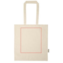 Sac shopping Peru Blend en coton recyclé GRS 180 g/m2 7 LCouleur:Naturel