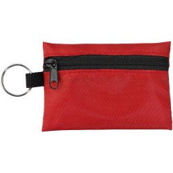 Pochette porte-clés 16 pièces pour premiers secours ValdemarCouleur:Rouge