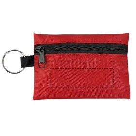 Pochette porte-clés 16 pièces pour premiers secours ValdemarCouleur:Rouge