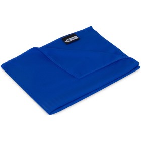 Serviette de sport rafraîchissante en PET recyclé Raquel avec pochetteCouleur:Bleu royal