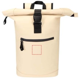 Sac à dos Roll Top Resi Plus de 18 L et 15" en matériaux recyclés certifiés GRSCouleur:Flocons d’avoine