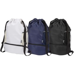 Sac de sport Nomad à cordon en matériaux recyclés certifiés GRS avec compartiment inférieur de 18 LCouleur:Grès