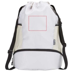 Sac de sport Nomad à cordon en matériaux recyclés certifiés GRS avec compartiment inférieur de 18 LCouleur:Grès