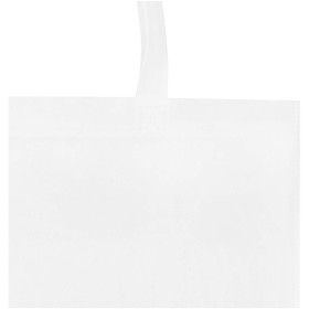 Sac shopping convention EcoSeal de 6 L non tissé en matériaux recyclés certifiés GRSCouleur:Blanc