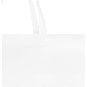 Sac shopping à soufflets EcoSeal non tissé recyclé et certifié GRS de 12 LCouleur:Blanc