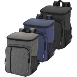 Sac à dos isotherme 20 L Tundra recyclé et certifié GRS pour pique-nique avec ensemble de couvertsCouleur:Mélange anthracite