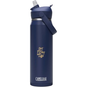 Bouteille d’eau en acier inoxydable de 750 ml avec paille à clapet Camelbak® Thrive Flip VSSCouleur:Marine