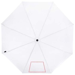 Parapluie 21" pliable windproof en PET recyclé BirgitCouleur:Blanc