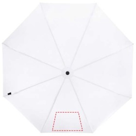 Parapluie 21" pliable windproof en PET recyclé BirgitCouleur:Blanc