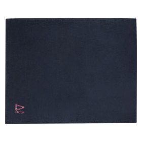 Couverture Lily en polaire molletonnée RPET certifiée GRSCouleur:Bleu foncé