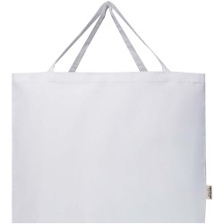Grand sac shopping Odessa en coton recyclé 220 g/m² certifié GRSCouleur:Blanc