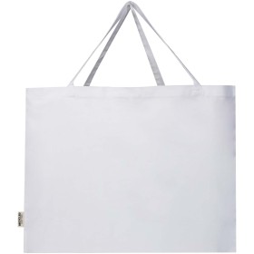 Grand sac shopping Odessa en coton recyclé 220 g/m² certifié GRSCouleur:Blanc