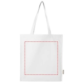 Sac shopping à soufflets Florida certifié GRS 270 g/m² 14LCouleur:Blanc
