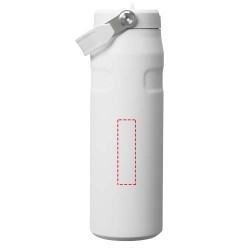 Bouteille d'eau de 700 ml avec paille rabattable Stanley IceFlow™ 2.0Couleur:Blanc givré
