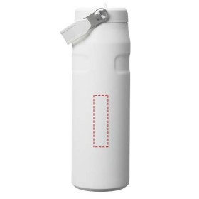 Bouteille d'eau de 700 ml avec paille rabattable Stanley IceFlow™ 2.0Couleur:Blanc givré