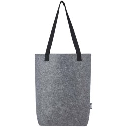 Sac shopping Felta avec large fond de 12 L en feutre recyclé certifié GRSCouleur:Gris moyen