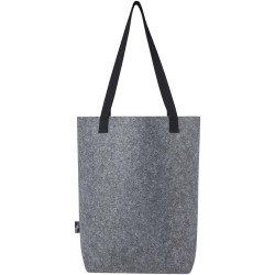 Sac shopping Felta avec large fond de 12 L en feutre recyclé certifié GRSCouleur:Gris moyen