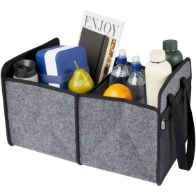 Rangement pliable pour voiture Felta en feutre recyclé certifié GRSCouleur:Gris moyen