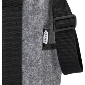 Sac isotherme Felta pour boissons en feutrine recyclée GRS de 21 LCouleur:Gris moyen