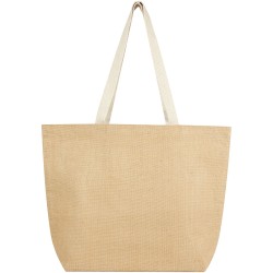 Sac shopping isotherme Juta de 12 L en jute 300 g/m²Couleur:Naturel / Blanc