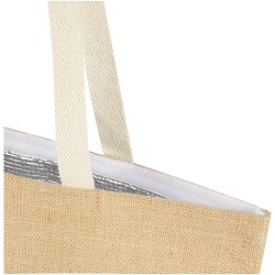 Sac shopping isotherme Juta de 12 L en jute 300 g/m²Couleur:Naturel / Blanc