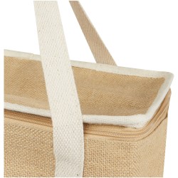 Sac isotherme Juta de 19 L en jute 300 g/m²Couleur:Naturel / Blanc