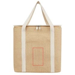Sac isotherme Juta de 19 L en jute 300 g/m²Couleur:Naturel / Blanc