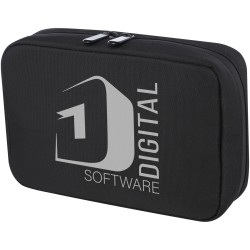 Pochette de rangement Rise recyclée certifiée GRSCouleur:Noir