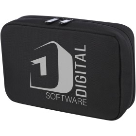 Pochette de rangement Rise recyclée certifiée GRSCouleur:Noir