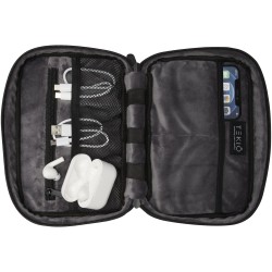 Pochette de rangement Rise recyclée certifiée GRSCouleur:Noir