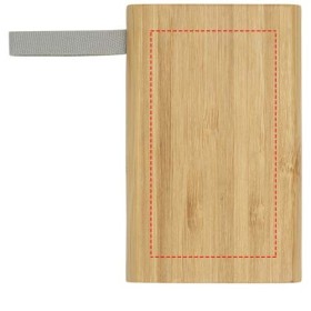 Batterie de secours Tulda de 5 000 mAh en bambouCouleur:Naturel