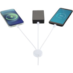 Câble de charge 5-en-1 Pure avec additif antibactérienCouleur:Blanc