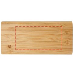 Batterie de secours Tulda de 10,000 mAh en bambouCouleur:Naturel