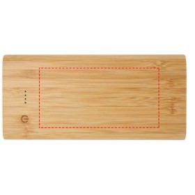 Batterie de secours Tulda de 10,000 mAh en bambouCouleur:Naturel