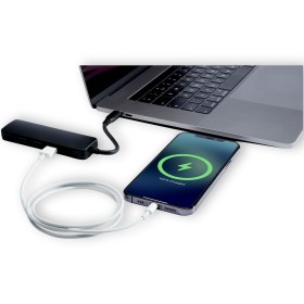 Adaptateur multimédia en plastique recyclé Loop RCS USB 2.0-3.0 avec port HDMICouleur:Noir