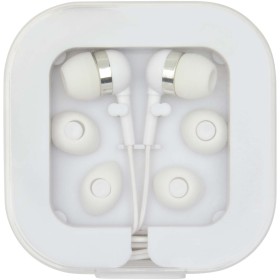 Casque filaire type C Baekdu avec boîte de rangement en plastique recycléCouleur:Blanc