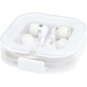 Casque filaire type C Baekdu avec boîte de rangement en plastique recycléCouleur:Blanc