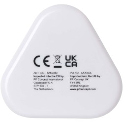 Écouteurs Rebel avec étui de rangement en plastique recycléCouleur:Blanc