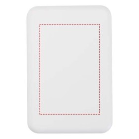 Batterie de secours Acrab magnétique sans fil de 5 000 mAh et 15 W avec PD de 20 W - fabriquée en plastique recycléCouleur:Blanc