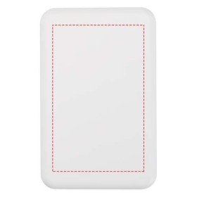 Batterie de secours Acrab magnétique sans fil de 10 000 mAh et 15 W avec PD de 20 W - fabriquée en plastique recycléCouleur:Blan