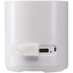 Haut-parleur Hunor sans fil de 3 W en plastique recycléCouleur:Blanc