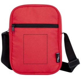 Sac bandoulière Byron de 2 L recyclé certifié GRSCouleur:Rouge