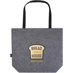 Sac shopping à soufflets Felta GRS en feutrine recyclée de 20LCouleur:Gris moyen