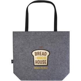 Sac shopping à soufflets Felta GRS en feutrine recyclée de 20LCouleur:Gris moyen