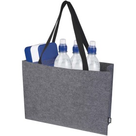 Sac shopping à soufflets Felta GRS en feutrine recyclée de 20LCouleur:Gris moyen