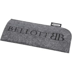 Pochette pour lunettes Felta recyclée GRSCouleur:Gris moyen