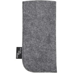 Pochette pour lunettes Felta recyclée GRSCouleur:Gris moyen