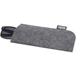 Pochette pour lunettes Felta recyclée GRSCouleur:Gris moyen