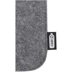 Pochette pour lunettes Felta recyclée GRSCouleur:Gris moyen