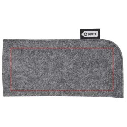 Pochette pour lunettes Felta recyclée GRSCouleur:Gris moyen